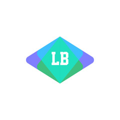 Initial Letter Logo LB Template Vector Design