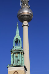 Fototapeta na wymiar Berliner Fernsehturm
