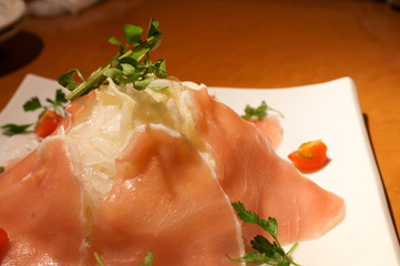 isolated, ham, parma, sandwich, white, melon, food, salad, raw, fresh, italian, prosciutto, gourmet, meat, background, healthy, chicken, delicious, tasty, nutrition, breakfast, plate, photography, app