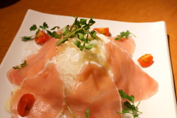 isolated, ham, parma, sandwich, white, melon, food, salad, raw, fresh, italian, prosciutto, gourmet, meat, background, healthy, chicken, delicious, tasty, nutrition, breakfast, plate, photography, app