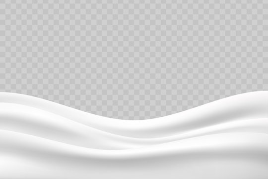 Wavy milk background
