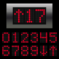 Elevator digital numbers © magr80