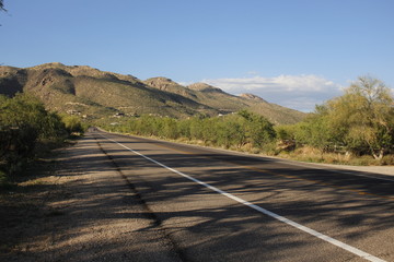 road in mountains