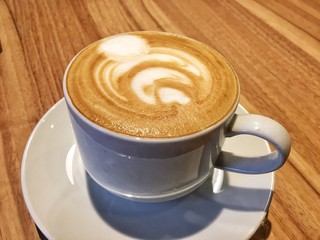 White coffee in Bangkok ,Thailand 15,February 2019