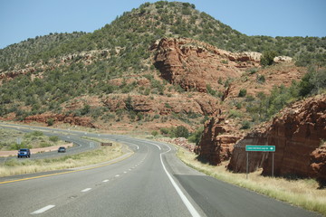 road in mountains