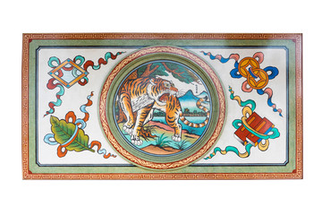 Wall painting in the Chinese Naja Temple.