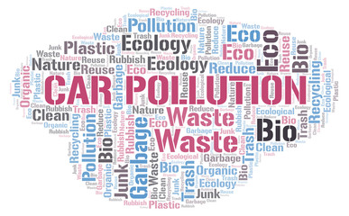 Car Pollution word cloud.