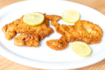 Delicious breaded beef