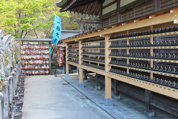 Buddhist temple (Daisho-in temple) in Miyajima (Japan)