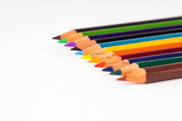 Colored Pencils with Selective Focus