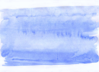 Abstract watercolor hand paint texture Blue