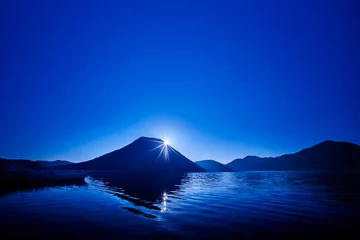 Foto auf Acrylglas 榛名湖の日の出 © Yasuhiro Iizuka