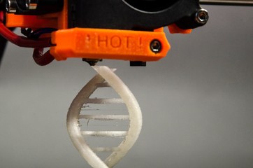 Printing DNA spiral
