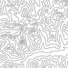 Topographic map background. Geographic World Topography map grid abstract vector illustration. Topo map with elevation.