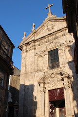 Fototapeta na wymiar Church (Nossa Senhora da Vitoria church) in Porto (Portugal)