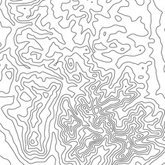 Topographic map background. Geographic World Topography map grid abstract vector illustration. Topo map with elevation.