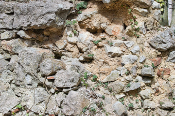 backround from a very old castle wall