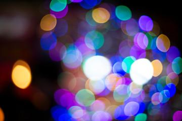 Colorful Abstract out-of-focus spot