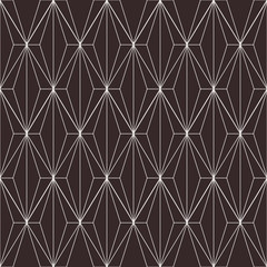 Geometric seamless patterns. Abstract geometric rhombus graphic design print 3d cubes pattern. Seamless geometric cubes pattern
