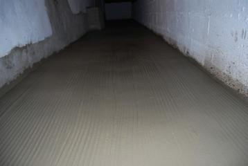 Fresh Concrete Pathway, Construction