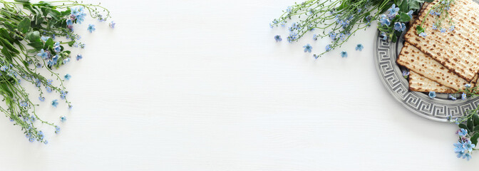 Pesah celebration concept (jewish Passover holiday).