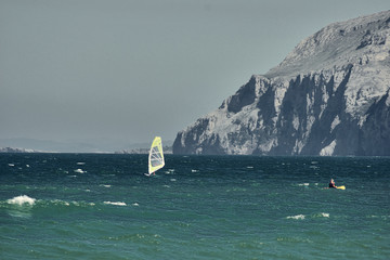 Naklejka premium windsurf in laredo