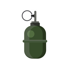 Obraz premium Airsoft gun illustration. Danger, explosion, bomb. Weapon concept. Vector illustration can be used for topics like army, war, defense
