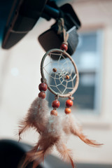 dreamcatcher in car
