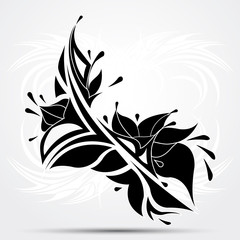 Obraz premium Vector illustration, art on a white abstract background