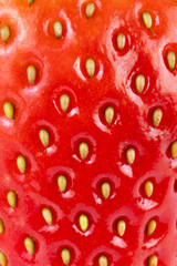 Strawberry macro texture, abstract background