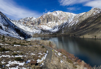lake in the mountains