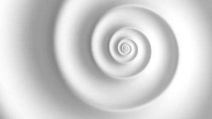 Fibonacci spiral white abstract vector background. Golden ratio