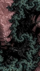 Abstract textured swirl pattern