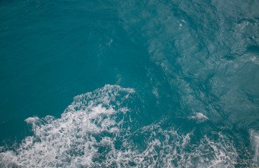 aerial view of the caribbean sea