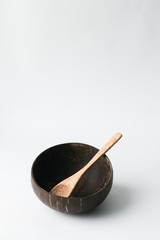 Coconut shell bowl , bowl made from coconut shell