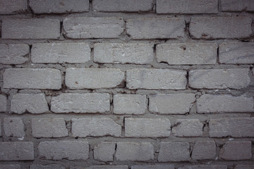 White brick background