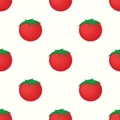 seamless pattern with tomatoes