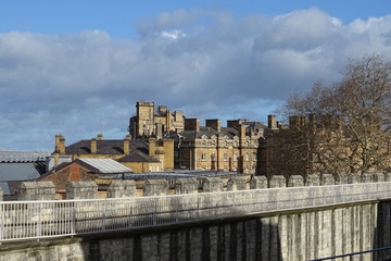 Fototapeta na wymiar Views of York Wall. Yorkshire, England, UK