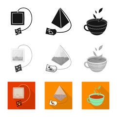 Vector illustration of healthy and floral  icon. Set of healthy and gradient vector icon for stock.