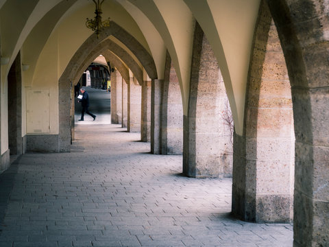 Wiener Neustadt Arkaden am Hauptplatz