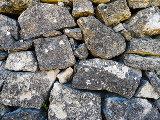 Gray stone wall