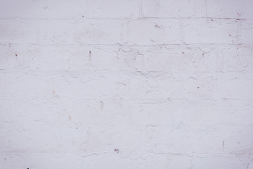 Old textured brick wall with natural defects. Scratches, cracks, crevices, chips, dust, roughness. Can be used as background for design or poster.