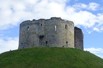 Fototapeta na wymiar Clifford's Tower - York, Yorkshire, England, UK