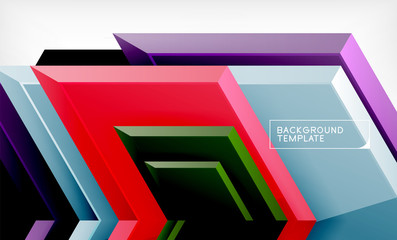 Techno arrow background, template design