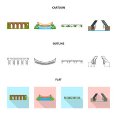 Vector design of connection and design icon. Set of connection and side stock vector illustration.