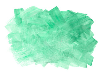 watercolor green abstract background.Template for design and texts.Handmade pattern