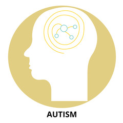 Autism Abstract Icon Surrealism Vector