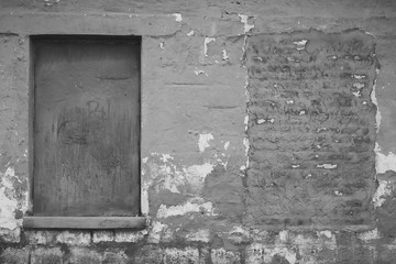 Old door. Textural background.