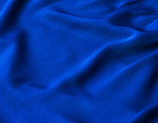 Blue satin, silk, texture background