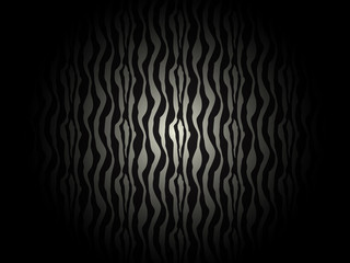 Carbon metal pattern zebra shadow vector illustration © elcapitano88